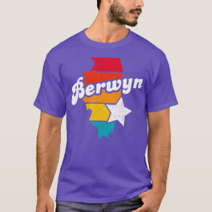 Berwyn Illinois Vintag Distressed Souvenir 2 T-Shirt