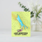 Beryessa Napa Landkreis, Kalifornien Postkarte (Stehend Vorderseite)