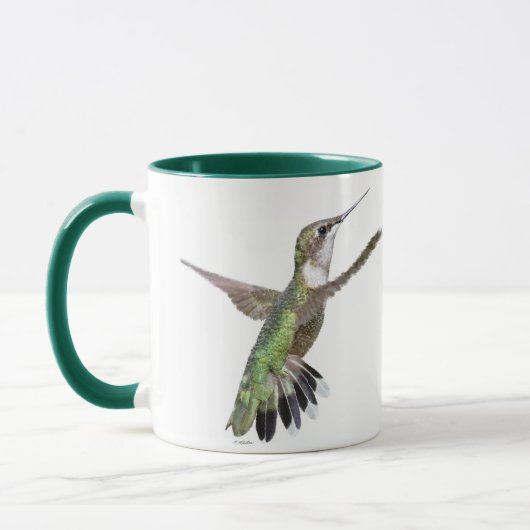 Berylline Hummingbird Painting Tasse (Links)