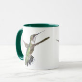 Berylline Hummingbird Painting Tasse (Vorderseite Links)