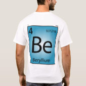 Beryllium- (Be)Element-T - Shirt (Rückseite)