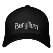 Beryllium Bestickte Kappe (Vorderseite)