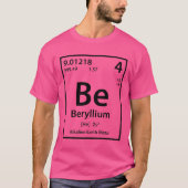 Beryllium-Element (schwarz) T-Shirt (Vorderseite)