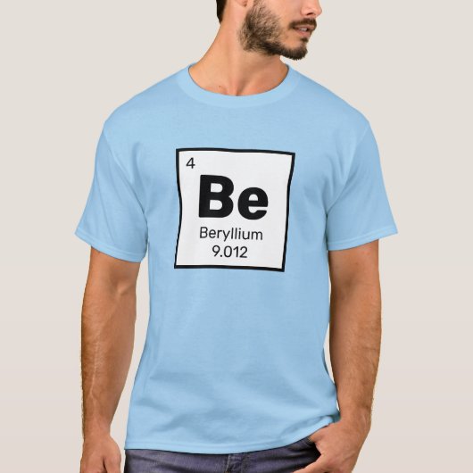 Beryllium/Periodic Table - Be-Element-T - Shirt (Vorderseite)