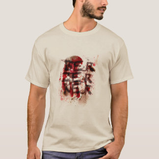 Berzerker Blut-Handdruck T-Shirt
