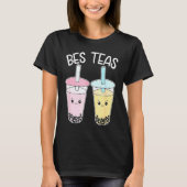 Bes Teas Boba Tea Besties Bubble Tea Cute Boba Bes T-Shirt (Vorderseite)