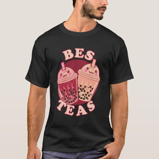Bes Teas Boba Tea Freundschaft Bestie Bubble Tee B (Vorderseite)