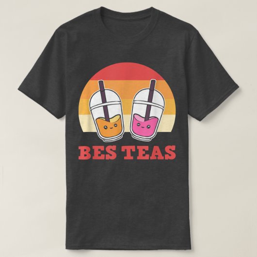 Bes Teas Bubble Tea Boba70 T-Shirt (Design vorne)