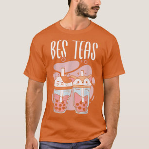 Bes Teas Kawaii Boba Tea Friends Bubble Tapioca Te T-Shirt