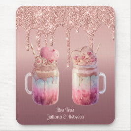 Bes Teas Yummy Boba Blubble Milk Tee Nachtisch Mousepad