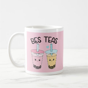 Bes Tees Boba Tee Tasse  Geschenk für Bubble Tea 