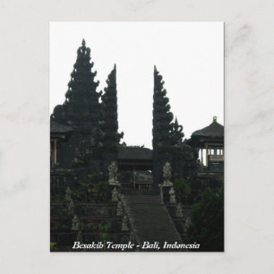 Besakih Temple Bali Indonesia Postkarte