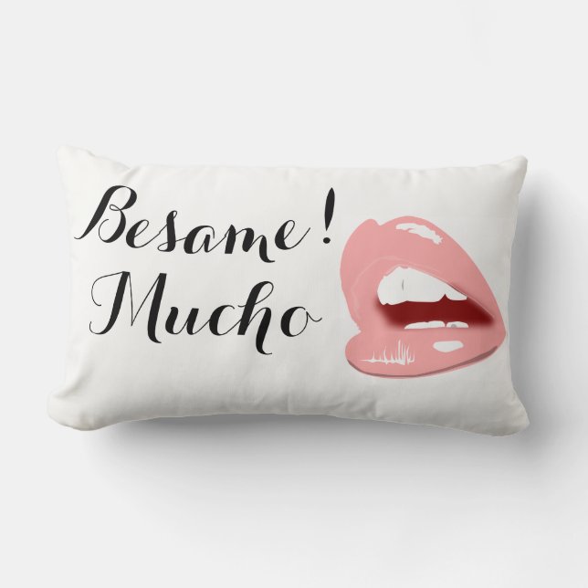 Besame mucho lendenkissen (Vorderseite)