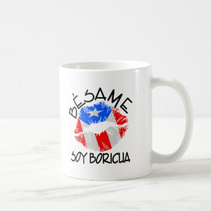 Besame Sojabohnenöl Boricua küssen mich, den ich Kaffeetasse