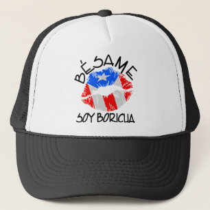 Besame Sojabohnenöl Boricua küssen mich, den ich Truckerkappe