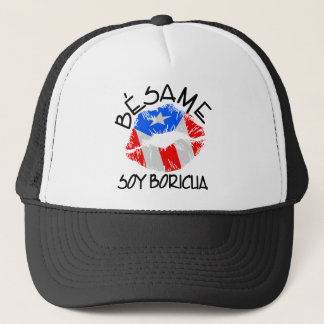 Besame Sojabohnenöl Boricua küssen mich, den ich Truckerkappe