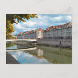 Besançon Along the riverbank Postkarte
