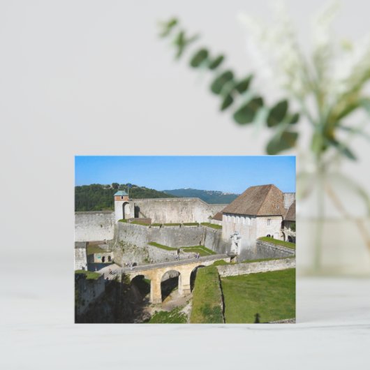 Besançon Citadel Postkarte (Stehend Vorderseite)