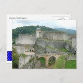 Besançon, Zitadelle Postkarte (Vorne/Hinten)