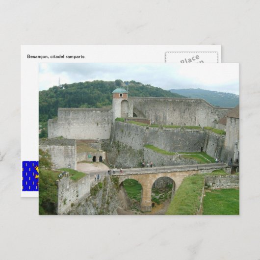 Besançon, Zitadelle Postkarte (Vorne/Hinten)