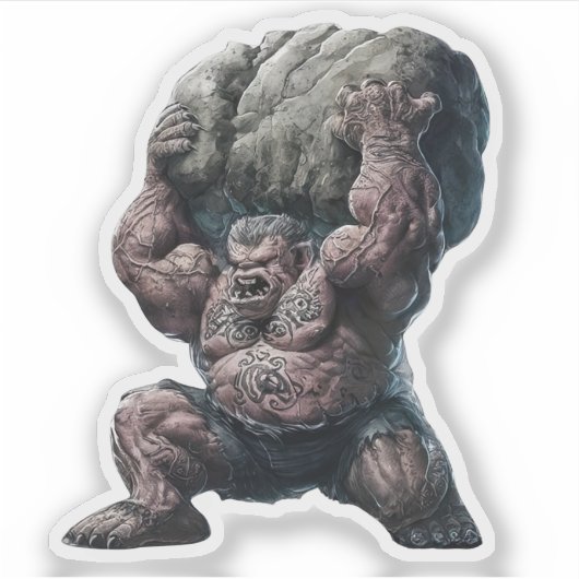 Besastmonster Aufkleber (Vorderseite)