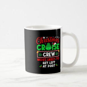Besatzung auf einer Weihnachtskreuzfahrt, die am w Kaffeetasse