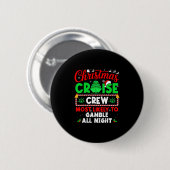 Besatzung der Weihnachtskreuzfahrt, die am wahrsch Button (Vorne & Hinten)