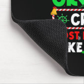 Besatzung der Weihnachtskreuzfahrt, die am wahrsch Mousepad (Ecke)