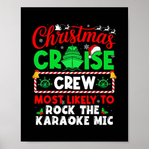 Besatzung der Weihnachtskreuzfahrt, die am wahrsch Poster