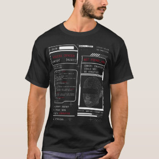 Beschädigt - Techno-Brutalist Streetwear Design T-Shirt