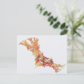 beschädigte DNA Postkarte (Stehend Vorderseite)