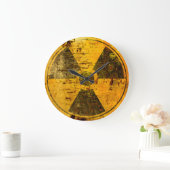 Beschädigte Nukleare Abfallcontainer-Uhr Große Wanduhr (Zuhause)