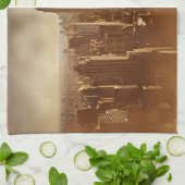 Beschädigter Foto-Effekt New York Küchentuch (Gefaltet)