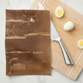 Beschädigter Foto-Effekt New York Küchentuch (Viertel Falte)