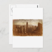 Beschädigter Foto-Effekt New York Postkarte (Vorne/Hinten)