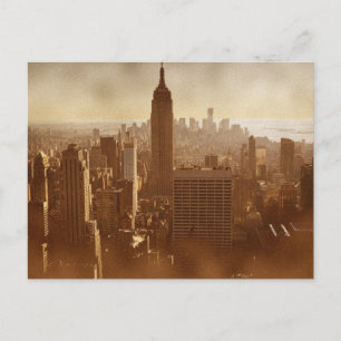 Beschädigter Foto-Effekt New York Postkarte
