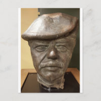 Beschädigter Kopf der Saddam Hussein-Statue - 2003