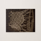 Beschädigtes Basketball-Foto Puzzle (Horizontal)