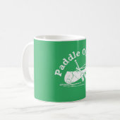Beschädigtes Paddel beim Design - klassische Tasse (Vorderseite Links)