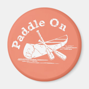 Beschädigtes Paddel beim Design - Magnet
