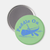 Beschädigtes Paddel beim Design - Magnet (Vorderseite/Rückseite)