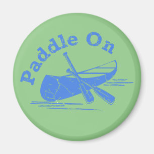 Beschädigtes Paddel beim Design - Magnet