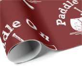 Beschädigtes Paddel beim Design - Matte Wrapping P Geschenkpapier (Rolleneckpunkt)
