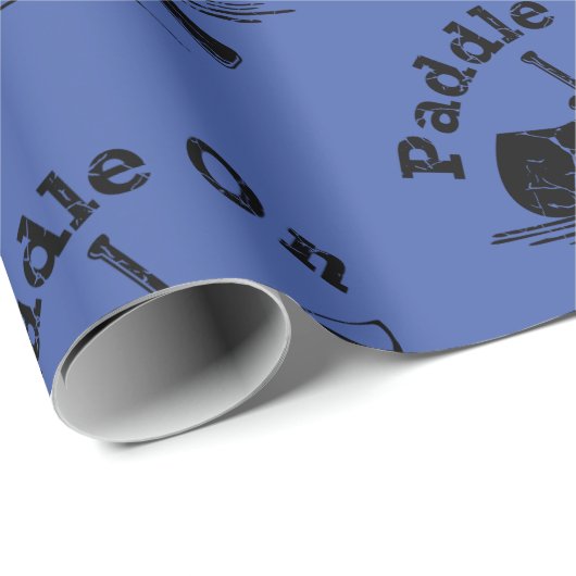 Beschädigtes Paddel beim Design - Matte Wrapping P Geschenkpapier (Rolleneckpunkt)