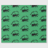 Beschädigtes Paddel beim Design - Matte Wrapping P Geschenkpapier (Flach)