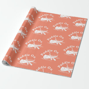 Beschädigtes Paddel beim Design - Matte Wrapping P Geschenkpapier