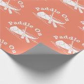 Beschädigtes Paddel beim Design - Matte Wrapping P Geschenkpapier (Ecke)