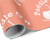 Beschädigtes Paddel beim Design - Matte Wrapping P Geschenkpapier (Rolleneckpunkt)