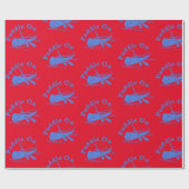 Beschädigtes Paddel beim Design - Matte Wrapping P Geschenkpapier (Flach)