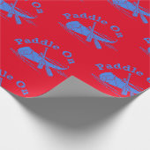 Beschädigtes Paddel beim Design - Matte Wrapping P Geschenkpapier (Ecke)